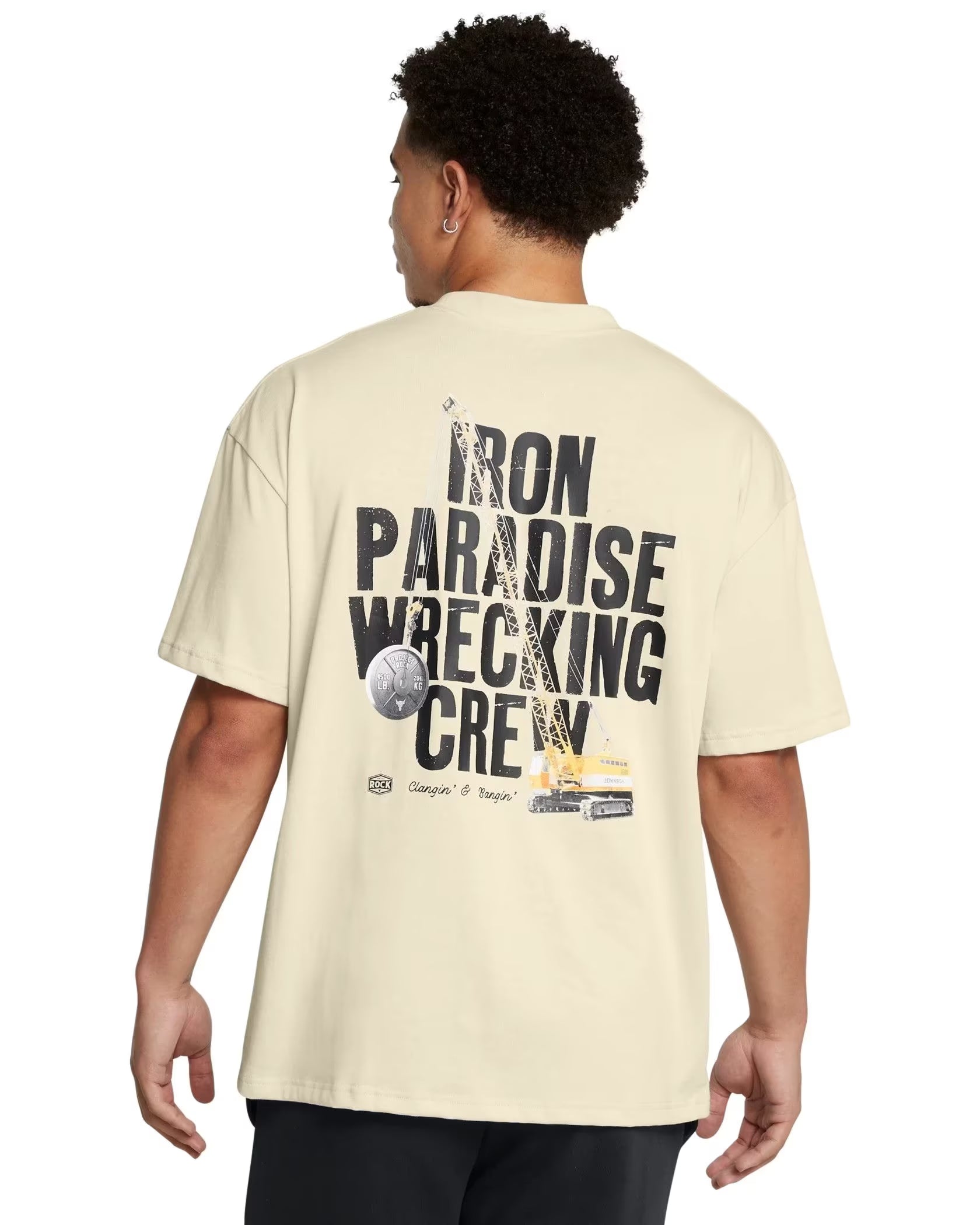 Mens Project Rock Heavyweight Tools Trade Short Sleeve