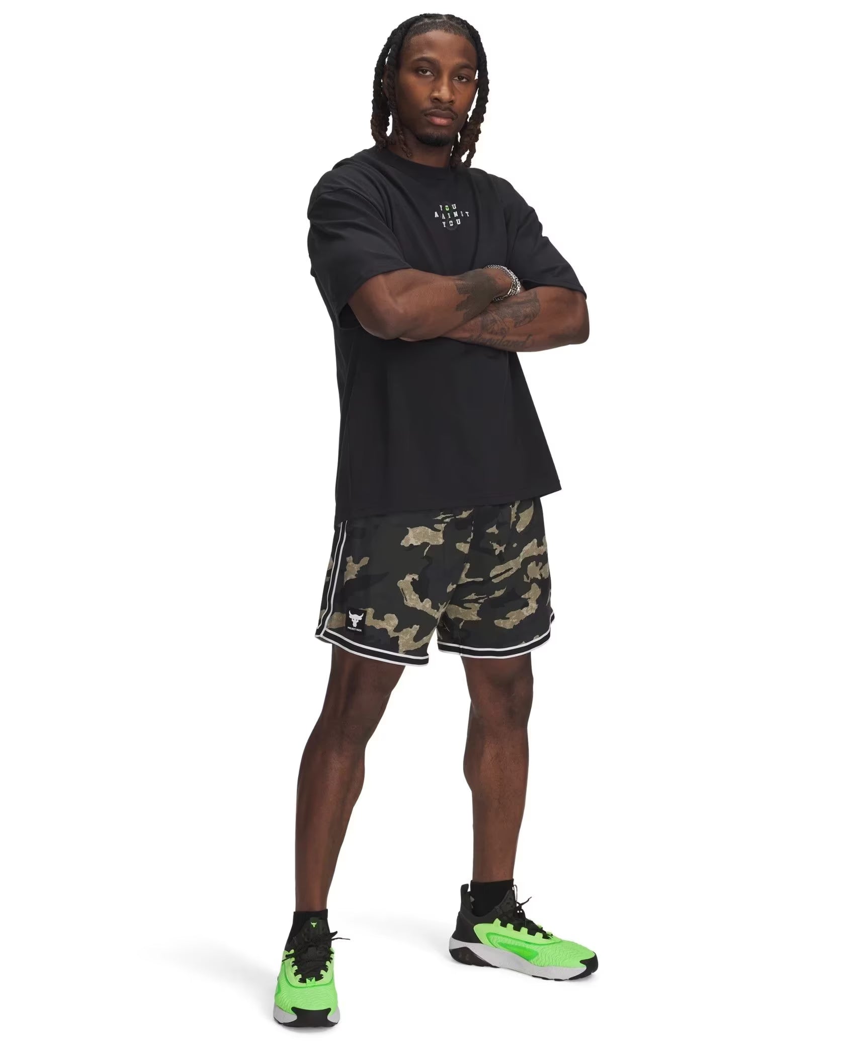 Mens Project Rock Mesh Shorts