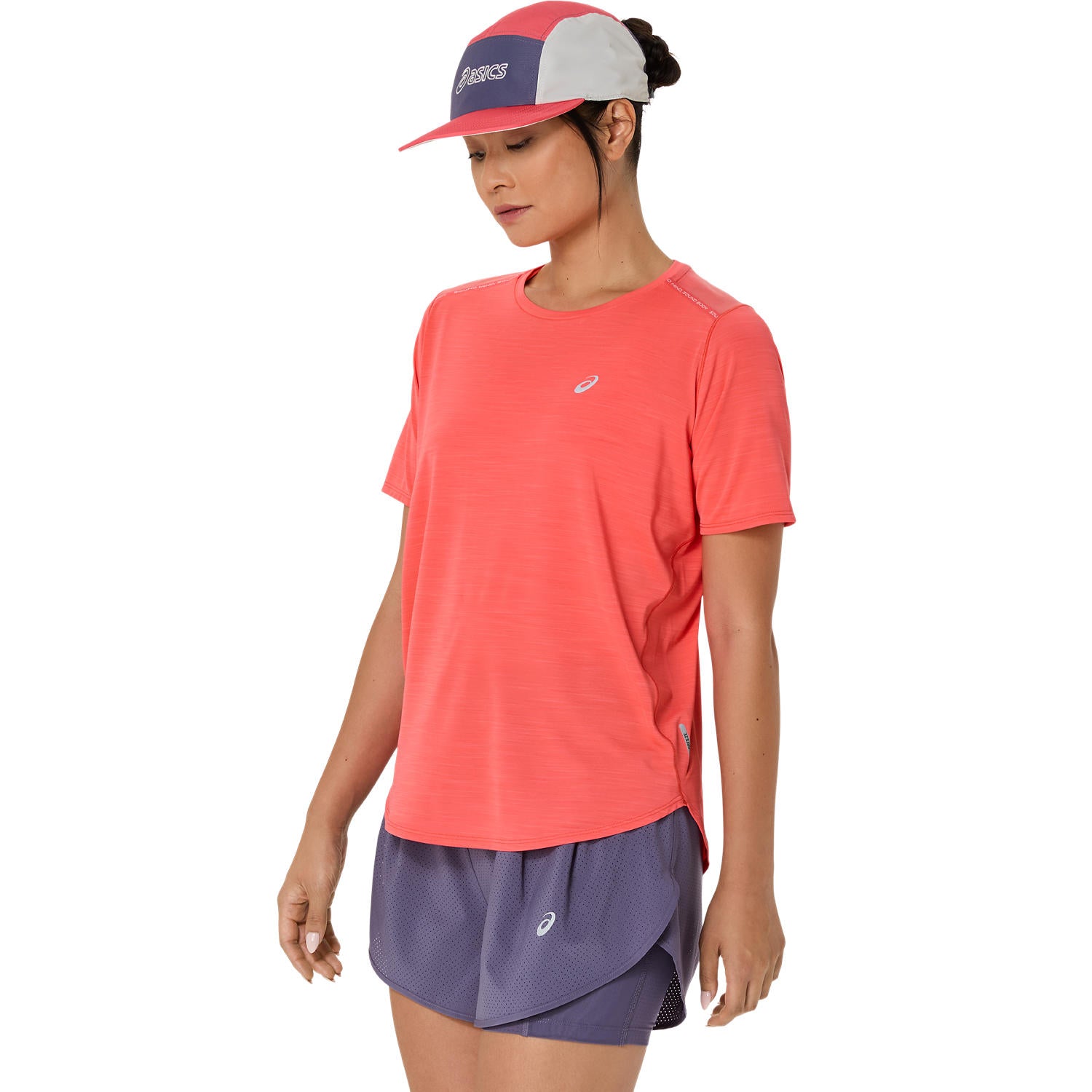 Womens Running Road Short Sleeve T-Shirt