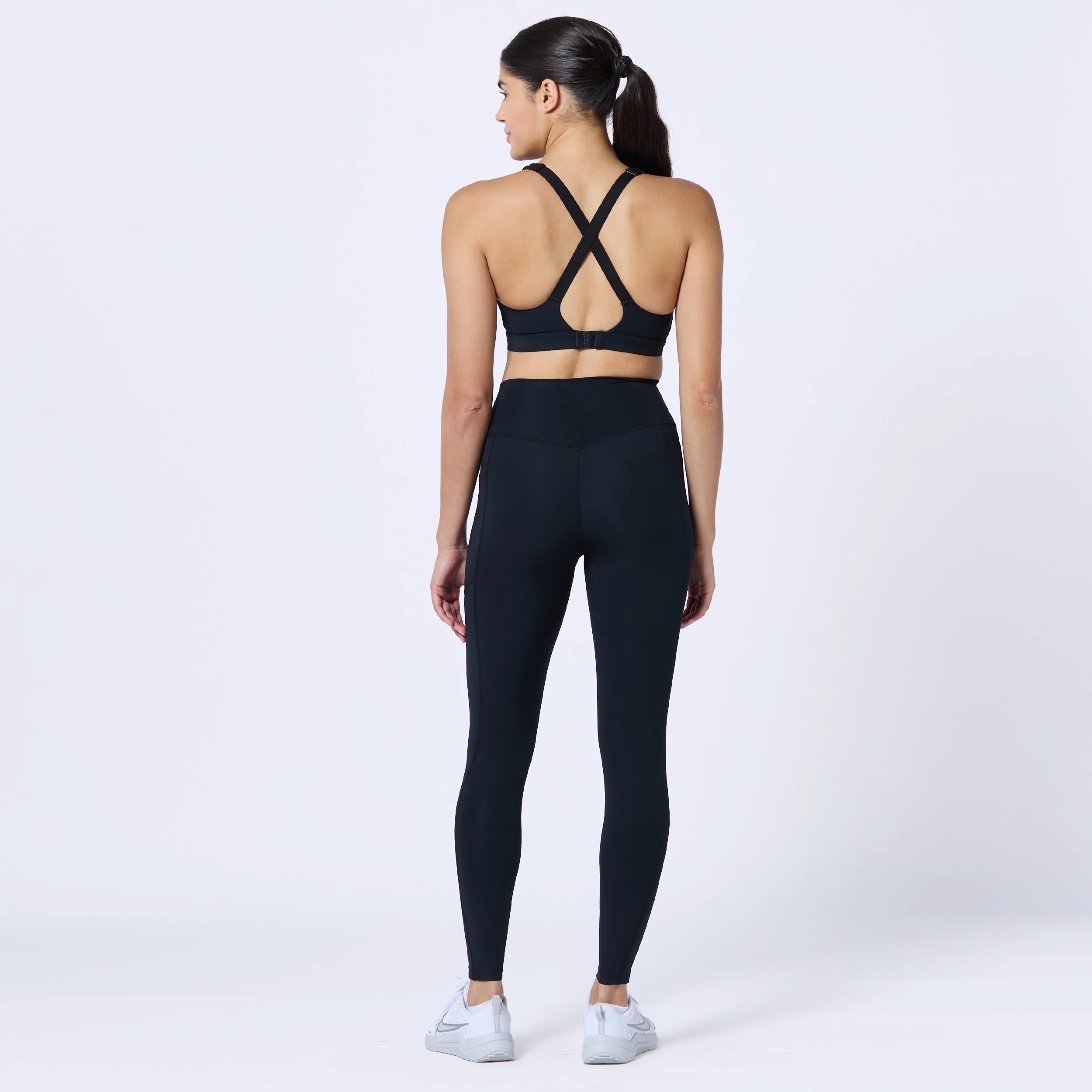 Womens Essential High Waisted Leggings 27"