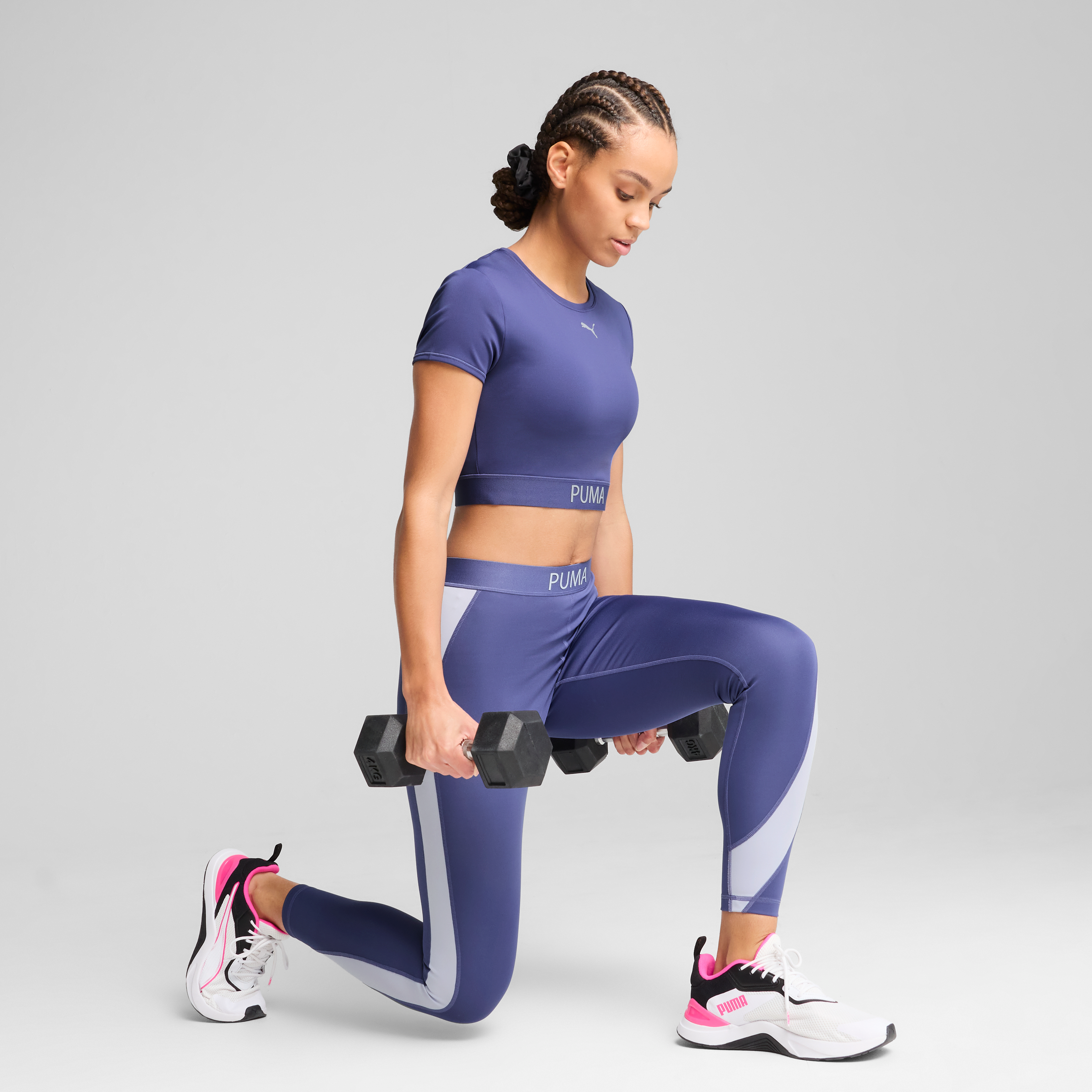 Womens Puma Strong Tee - Short