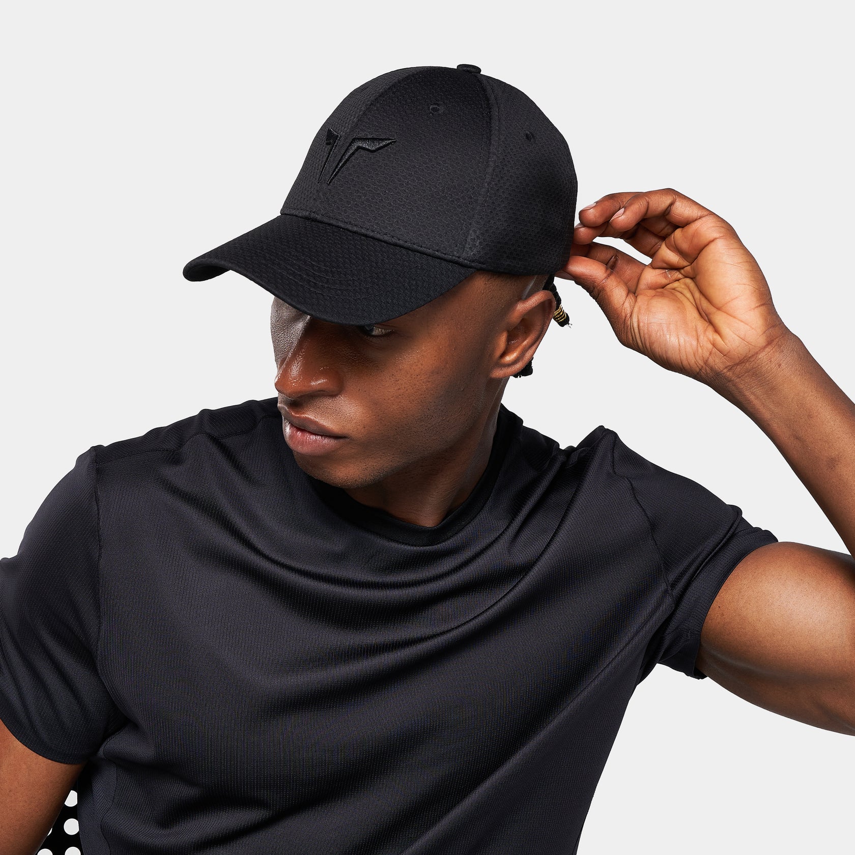 Mens Icon Mock Eyelet Adjustable Cap
