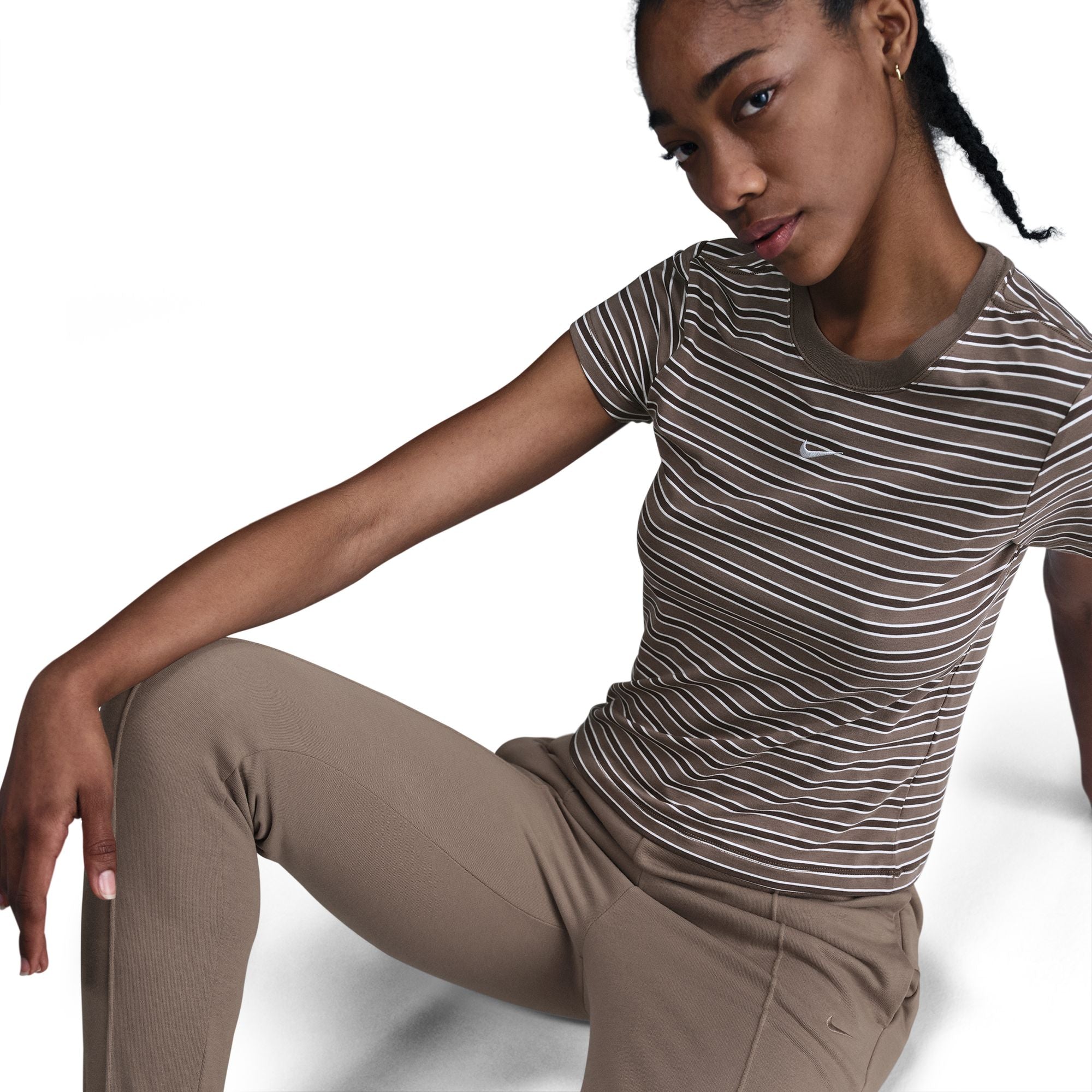 Womens Chill French Terry High Rise Cuff Pant