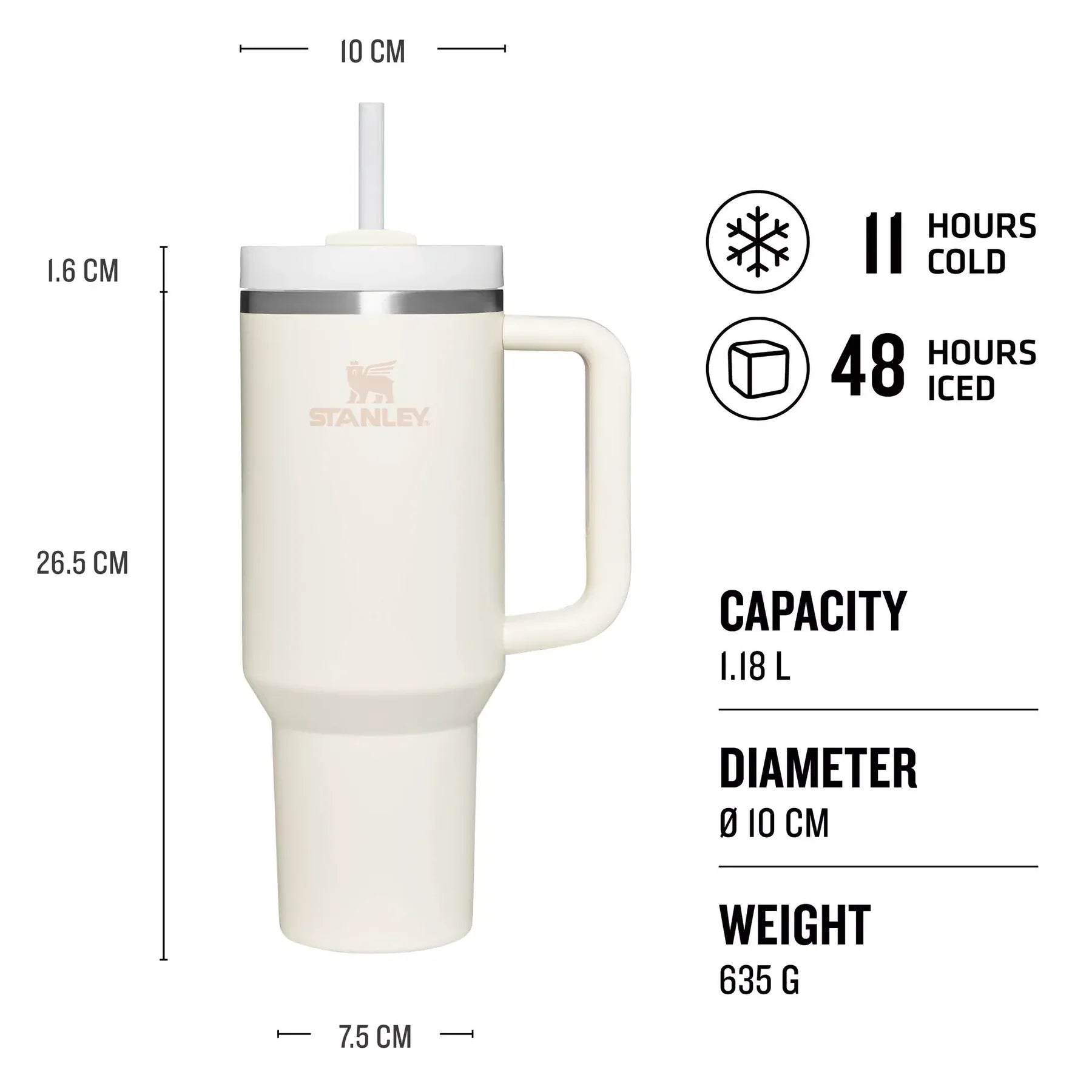 Quencher 2.0 Cream Tonal 40 Ounce Tumbler