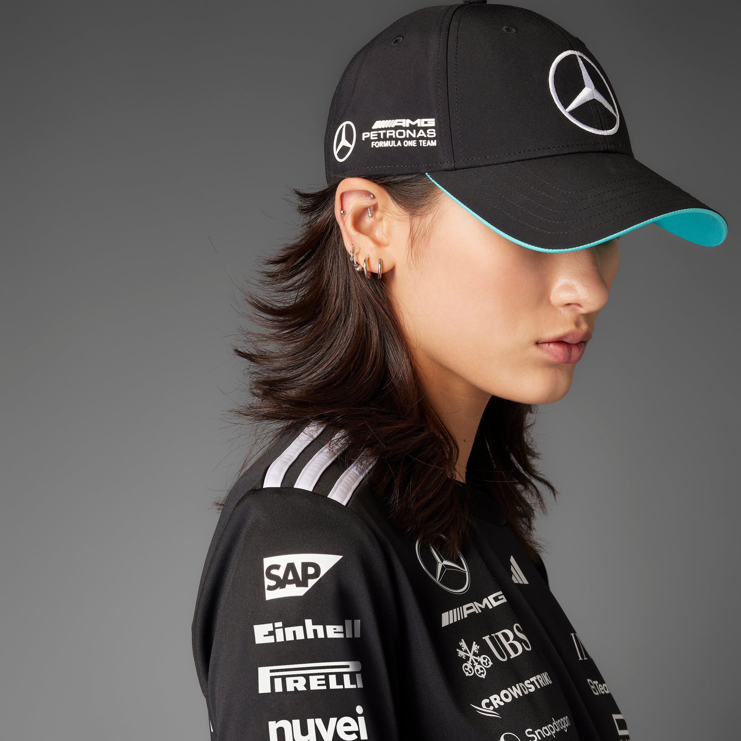 Mens Mercedes F1 Driver Cap