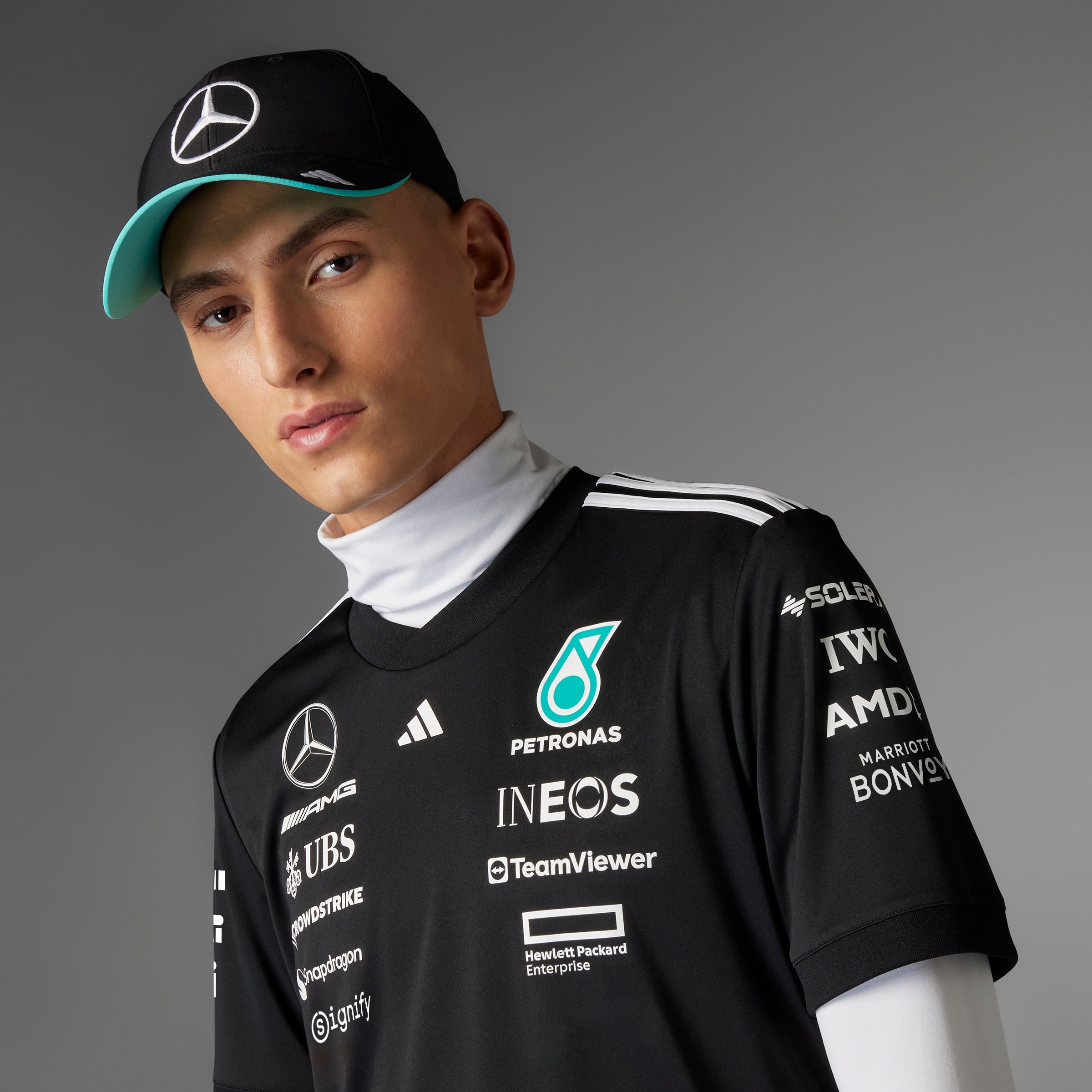 Mens Mercedes F1 Driver Cap