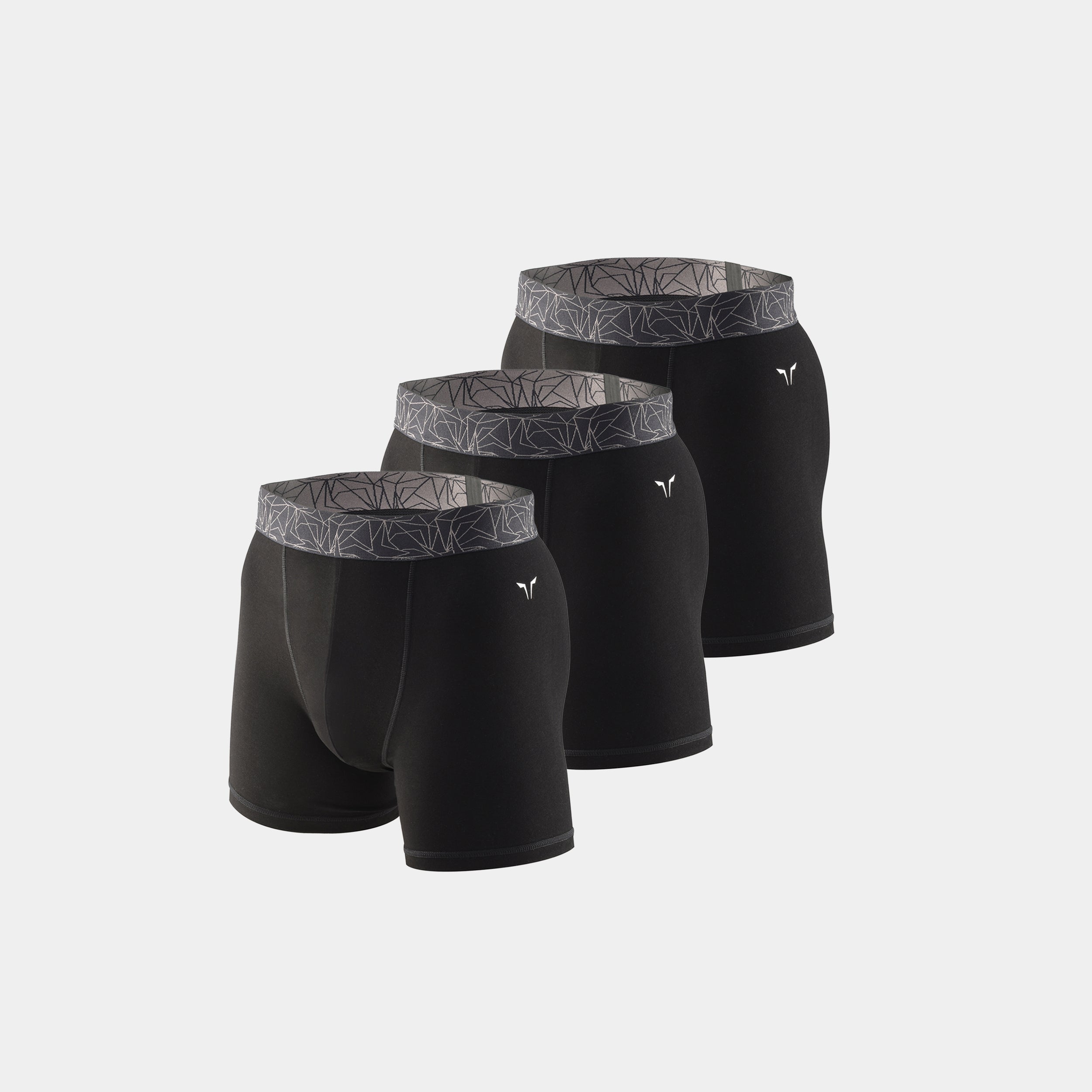 3 Pack 5 Inch Cotton Mix Boxers