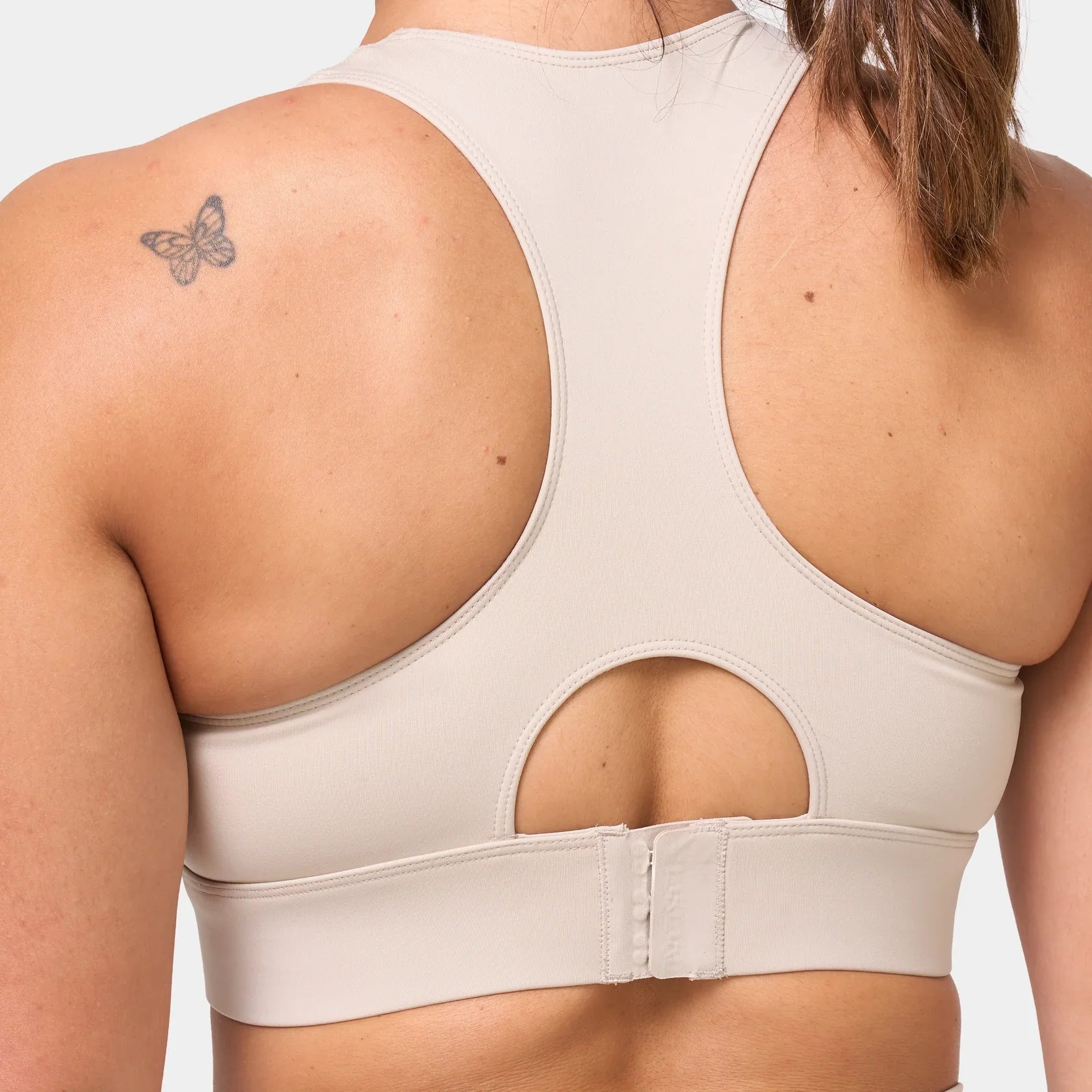 Womens Essential Racerback High Impact Sports Bra