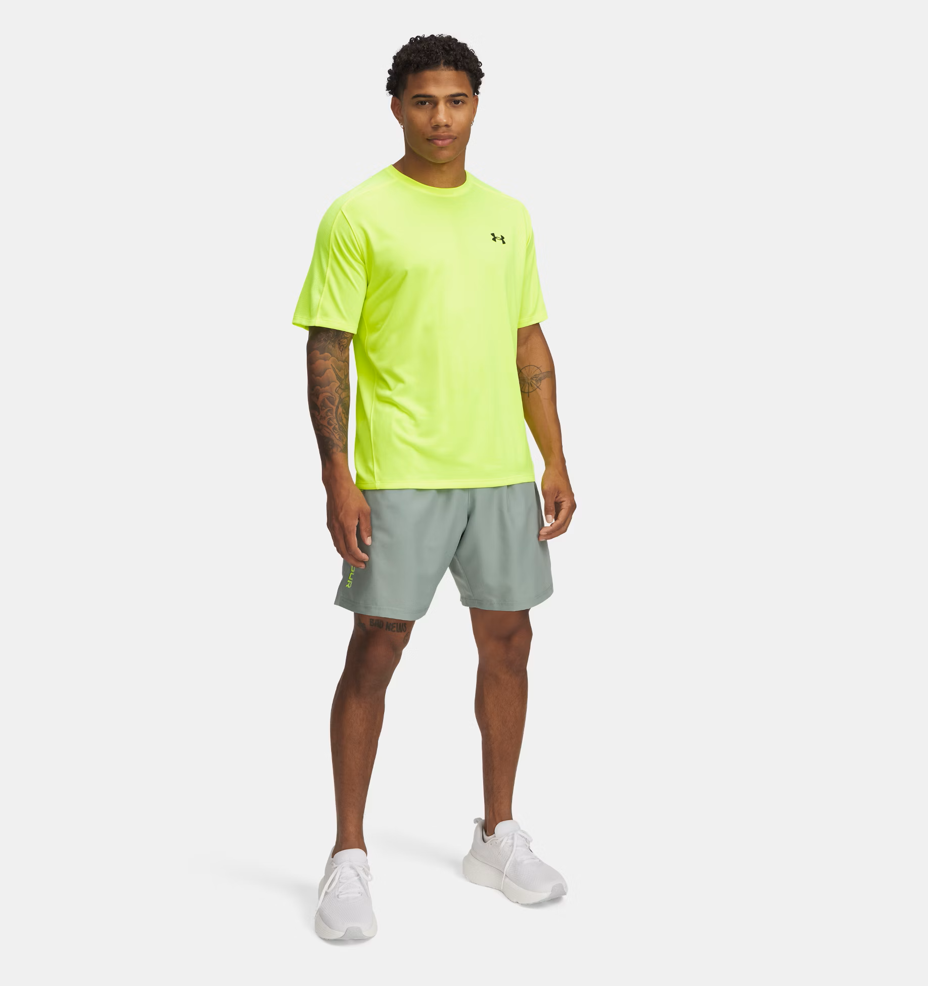 Mens Tech Woven Wordmark Short