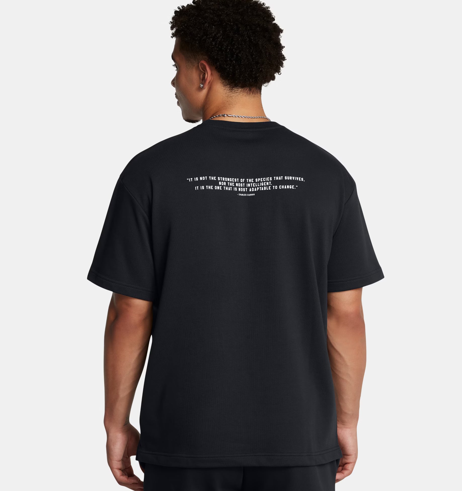 Mens Project Rock Terry Top Short Sleeve T-Shirt