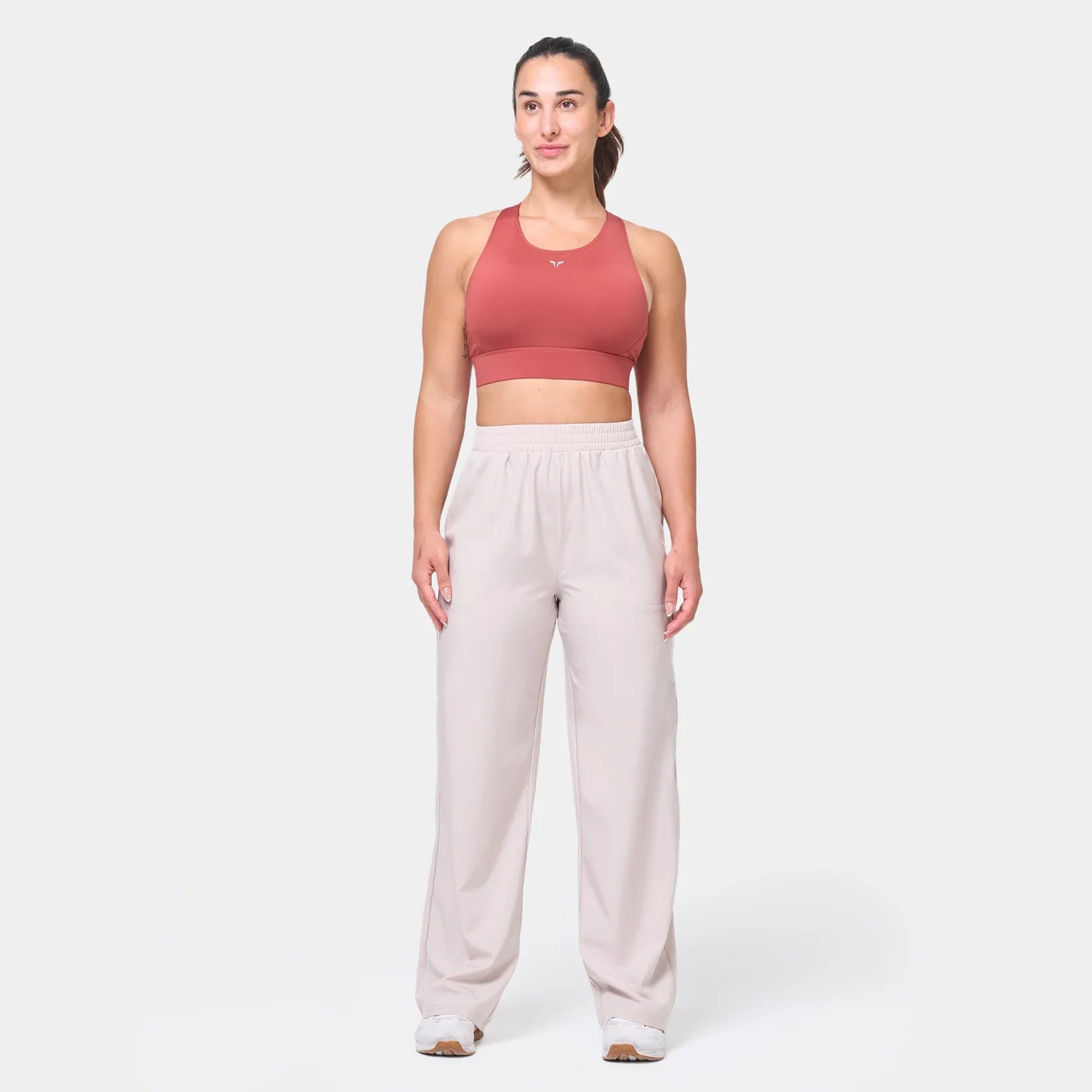 Womens Essential Racerback High Impact Sports Bra