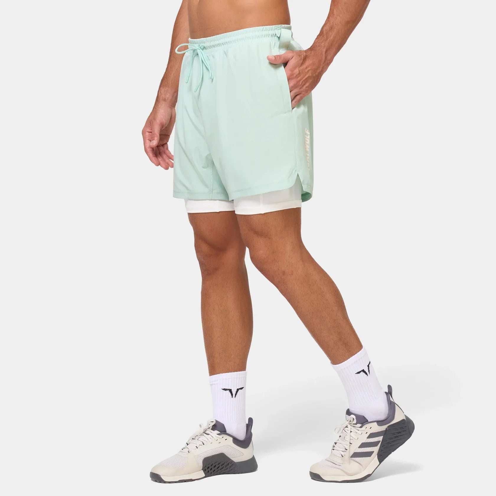 Mens Essential Pro 5 Inch 2 in 1 Short