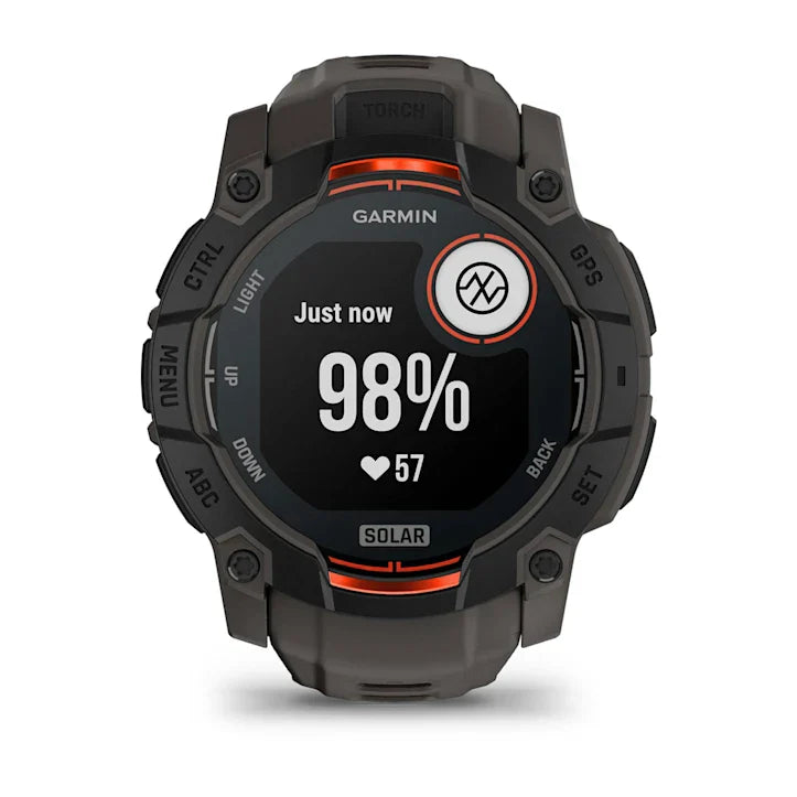 Instinct 3 Solar Black Bezel With Black Band Smartwatch
