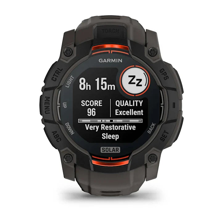 Instinct 3 Solar Black Bezel With Black Band Smartwatch