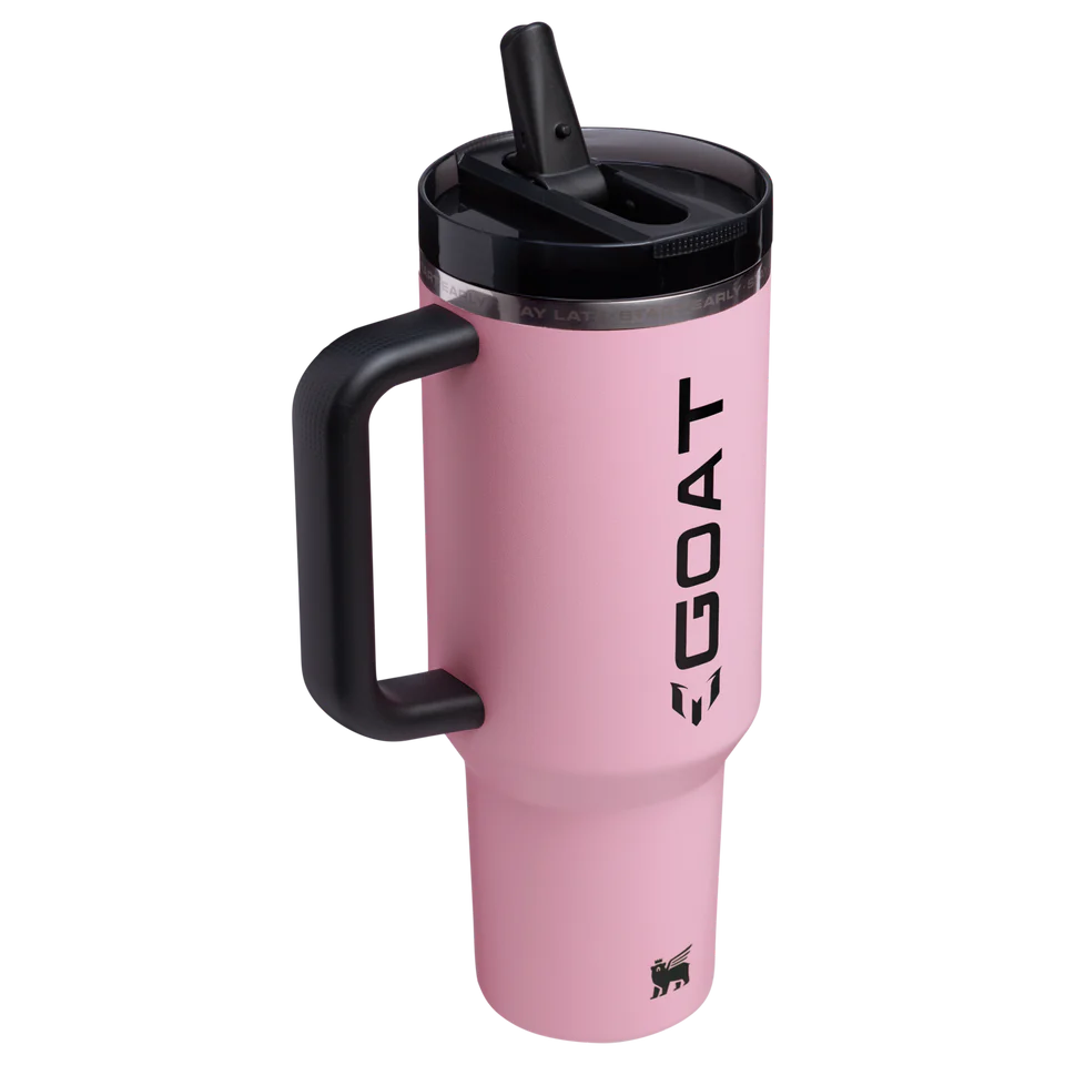 Messi x Quencher Protour Flipstraw Goat Pink 40 Ounce Tumble