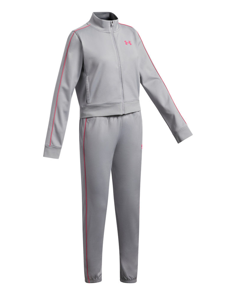 Girls Icon Knit Crop Tracksuit