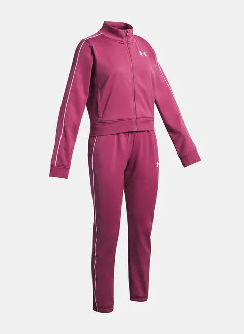 Girls Icon Knit Crop Tracksuit