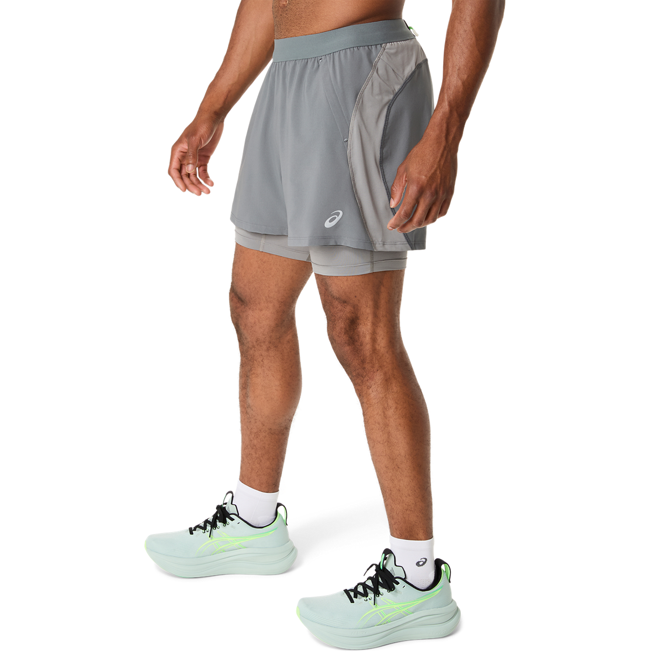 Mens Road 2-in-1 5 Inch Short