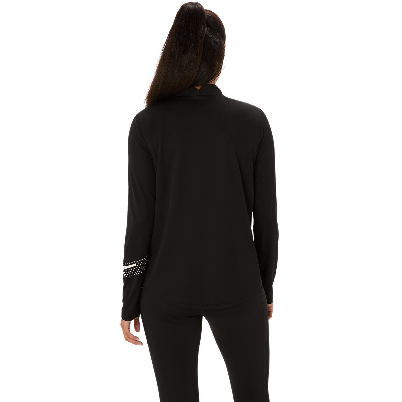 Womens Icon 1/2 Zip Long Sleeve Tees