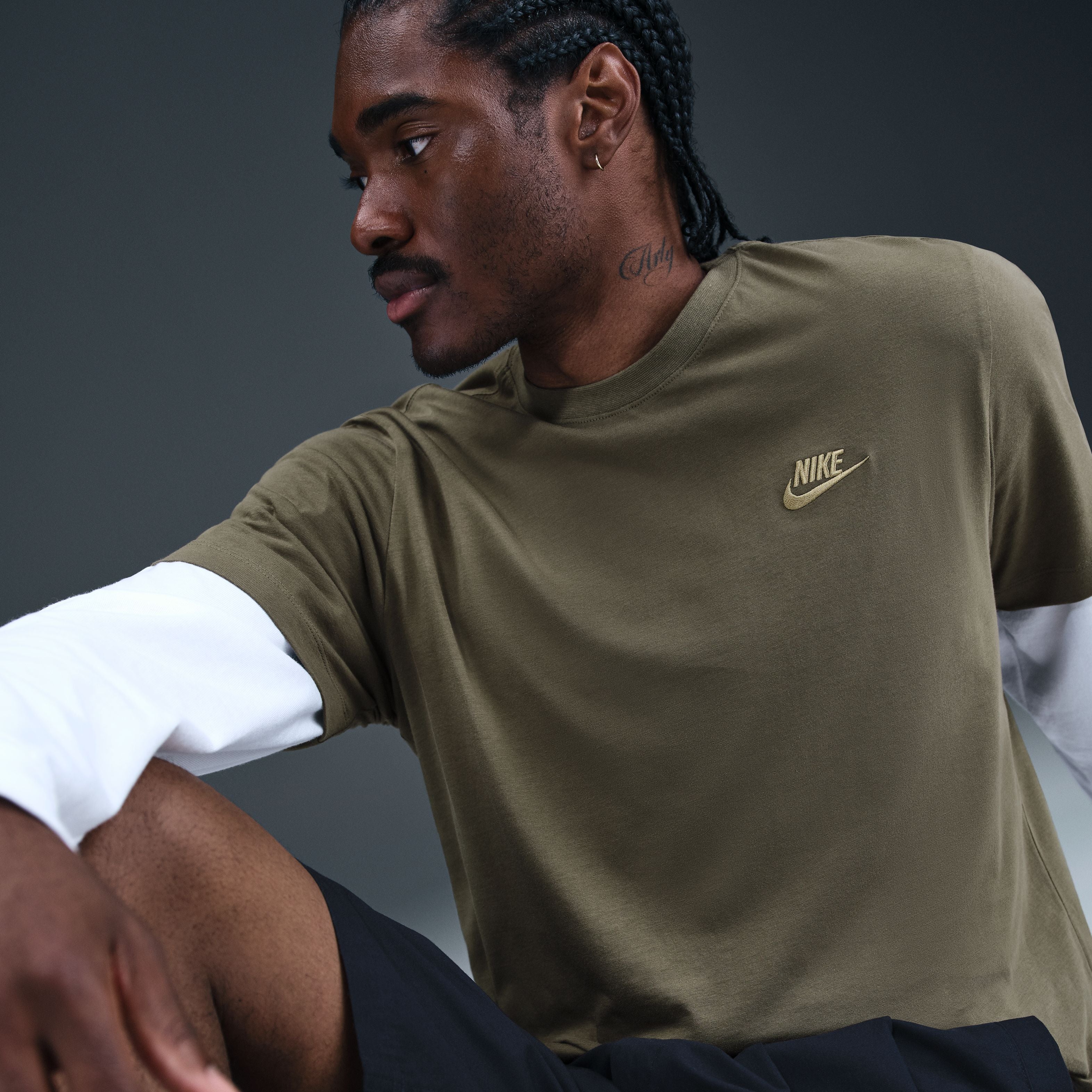 Mens Sportswear Club Short Sleeve T-Shirt