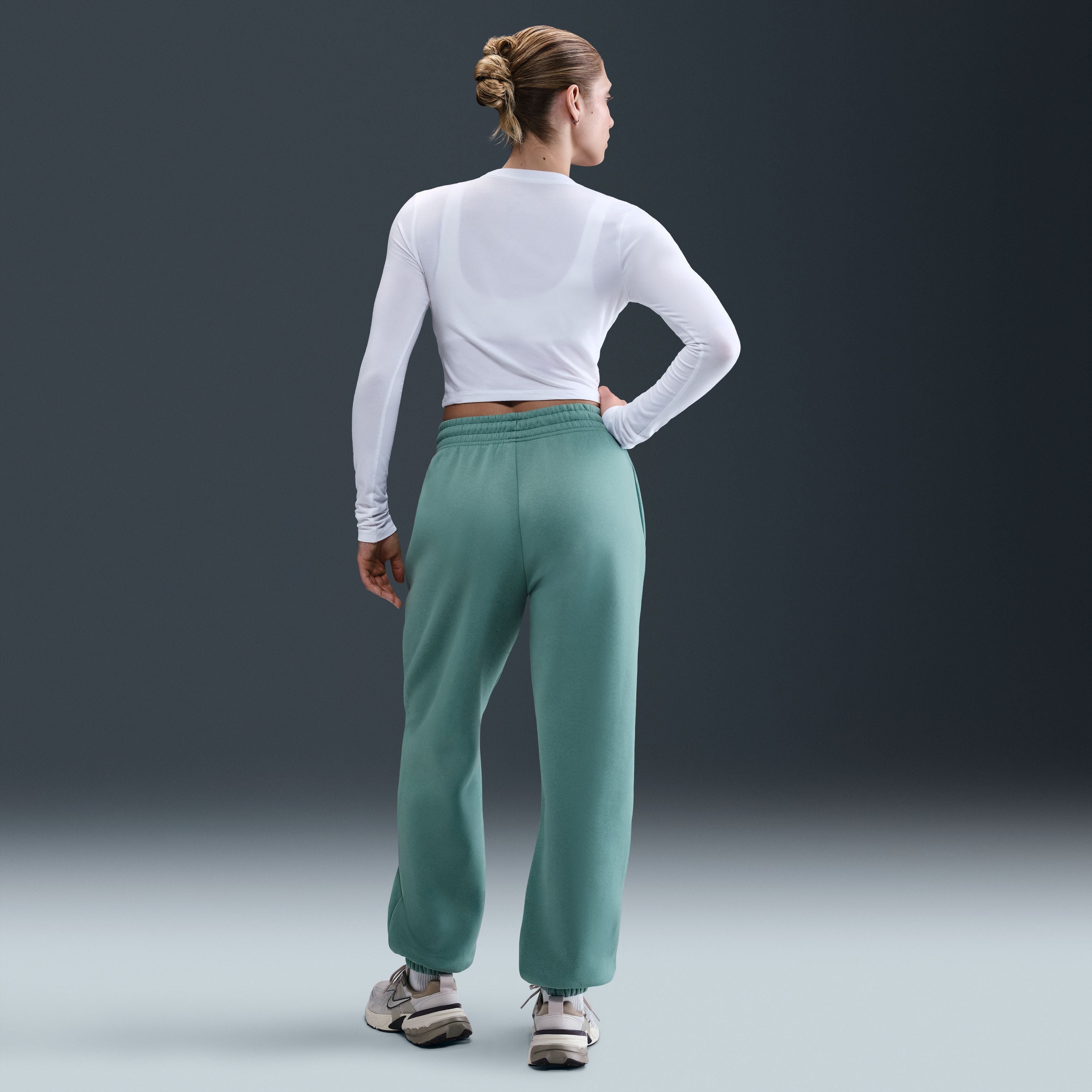 Womens Phoenix Fleece High Rise Cuff Pants