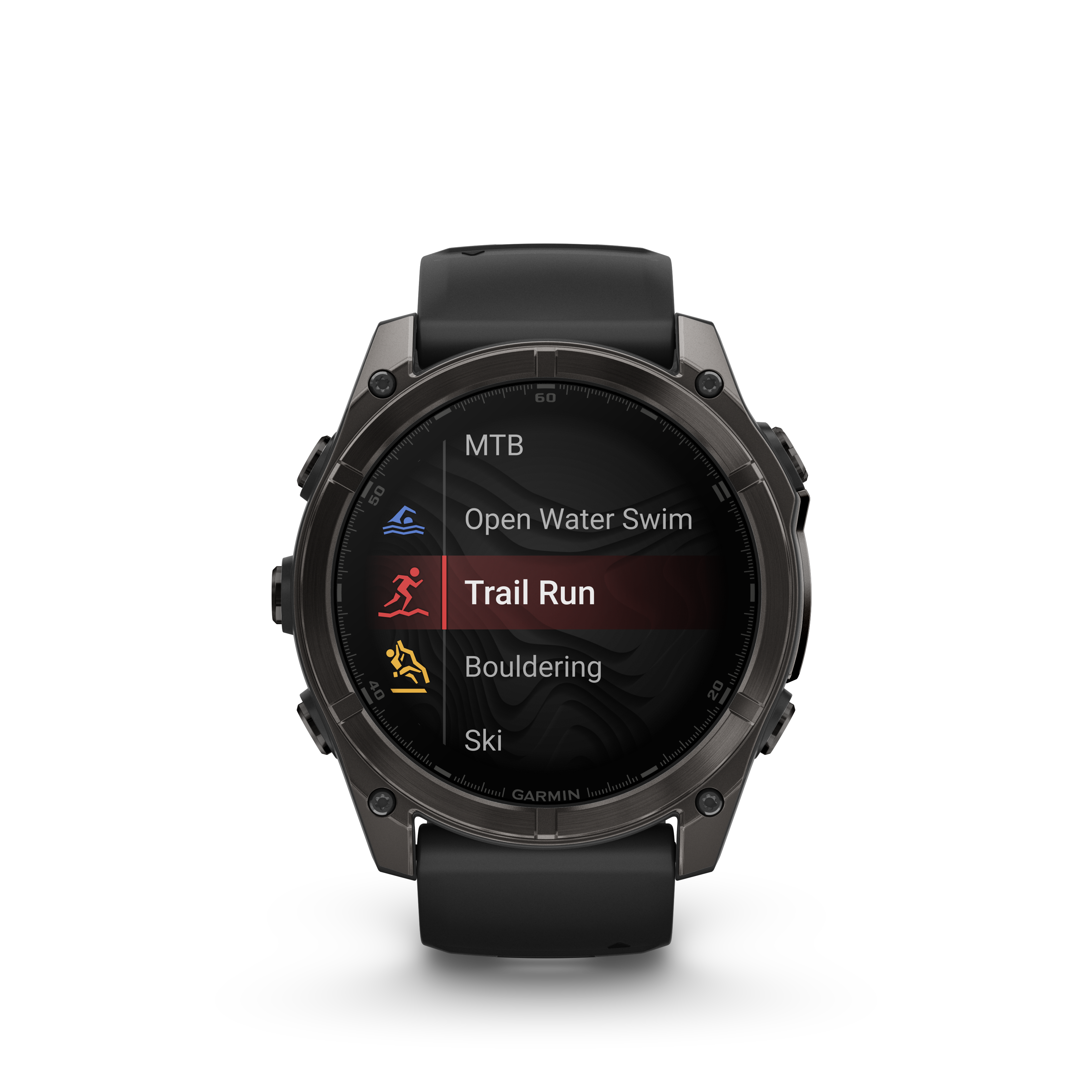 Fenix 8 Amoled Sapphire Carbon Gray Titanium Black Band 51MM