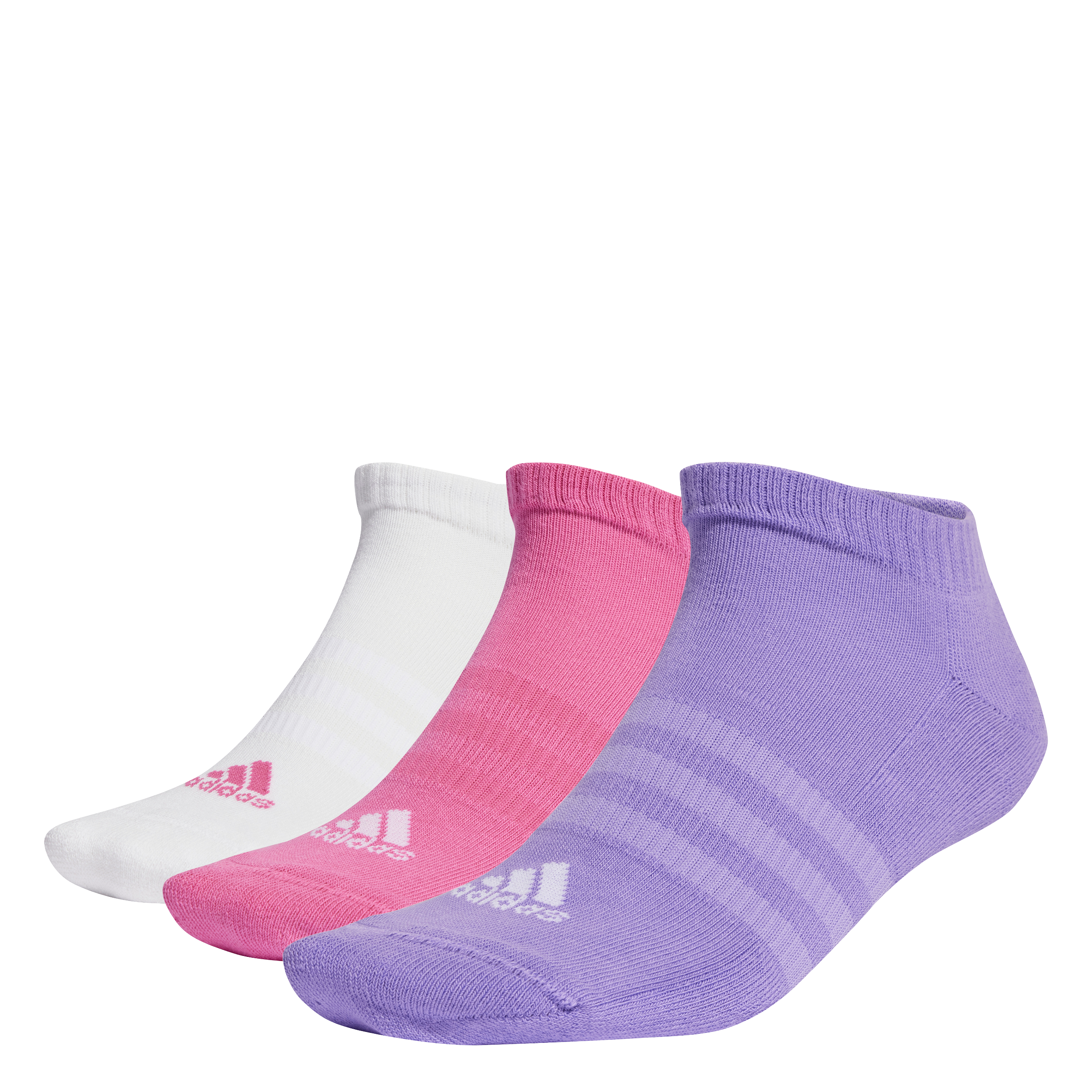 Kids 3 Pack Cushioned Low Cut Socks