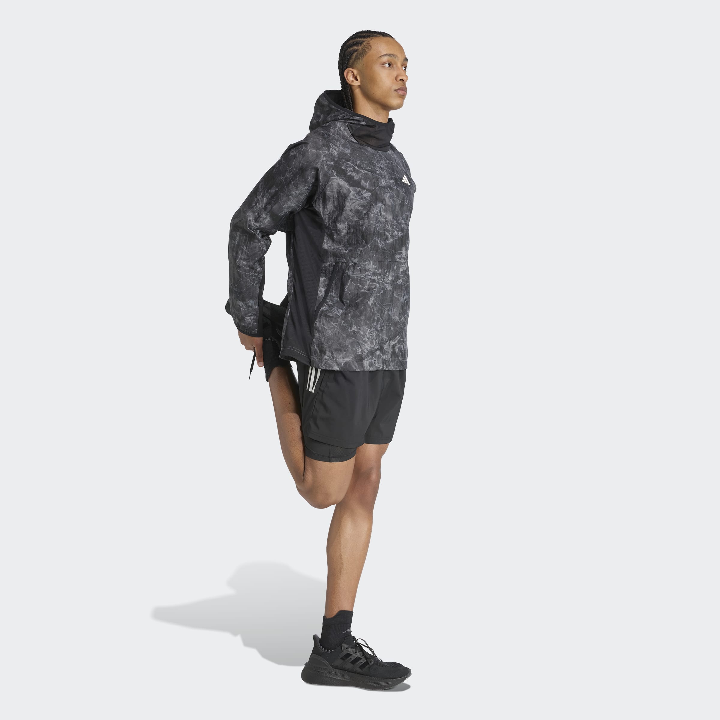 Mens Own The Run Printed Jacket
