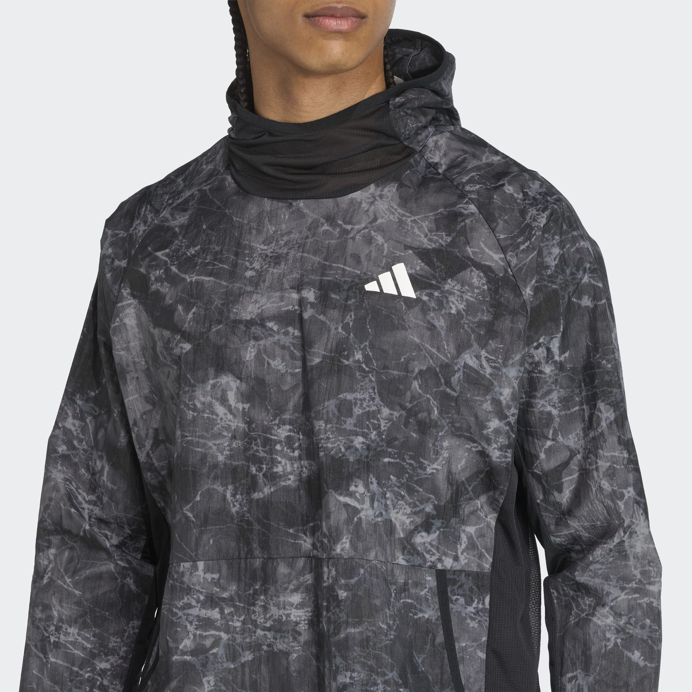 Mens Own The Run Printed Jacket