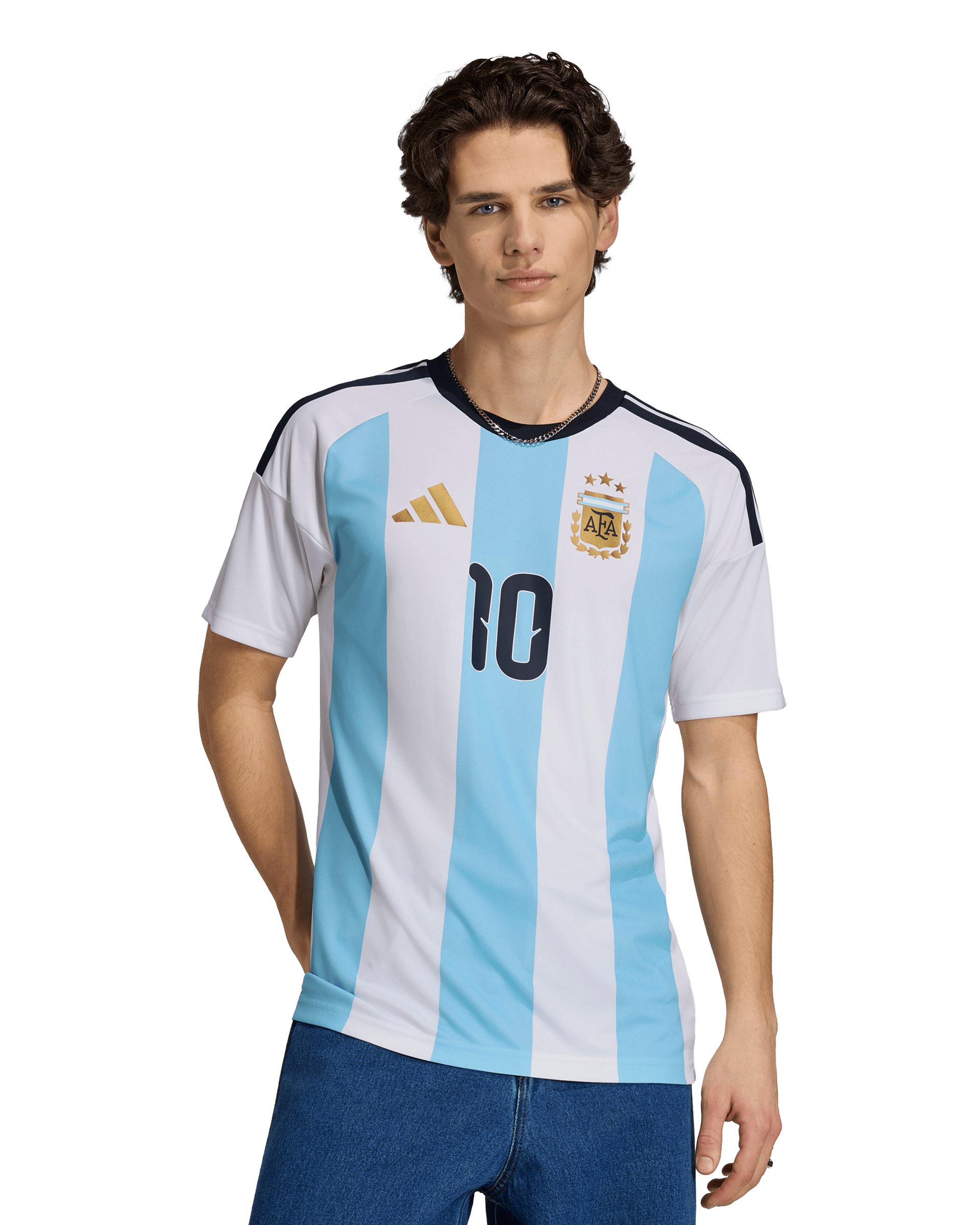 Mens Argentina AFA Lionel Messi Home 25/26 Fan Jersey