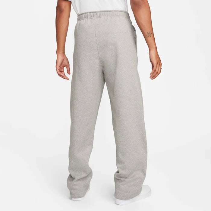 Mens Solo Swoosh Open-Hem Fleece Pants