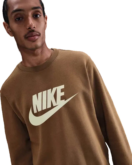 Mens Sportswear Club Graphic Fleece Crew