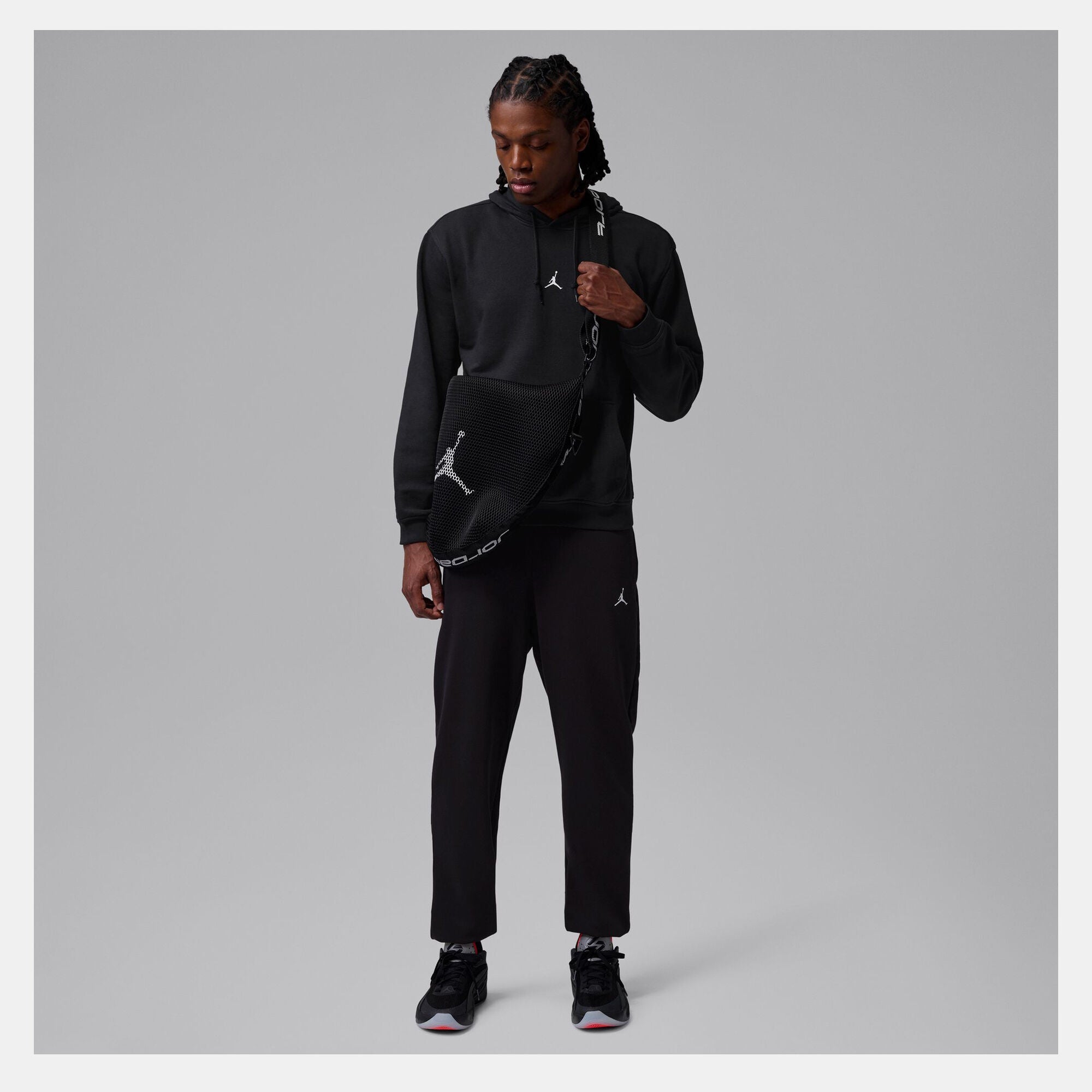 Mens Sport Crossover Fleece PO Hoodie