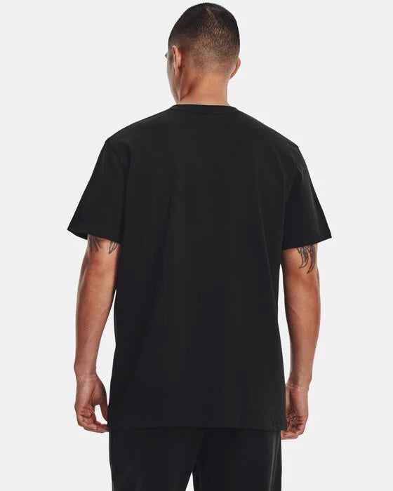 Mens Logo Embroidered Heavyweight Short Sleeve T-Shirt