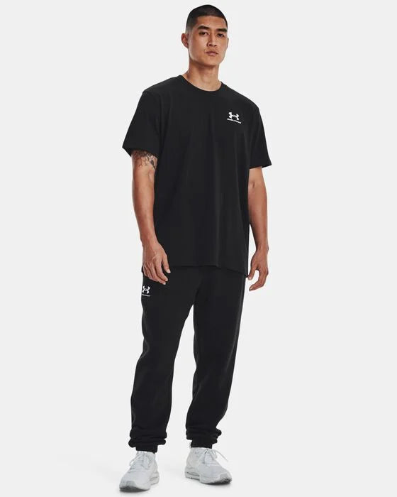 Mens Logo Embroidered Heavyweight Short Sleeve T-Shirt