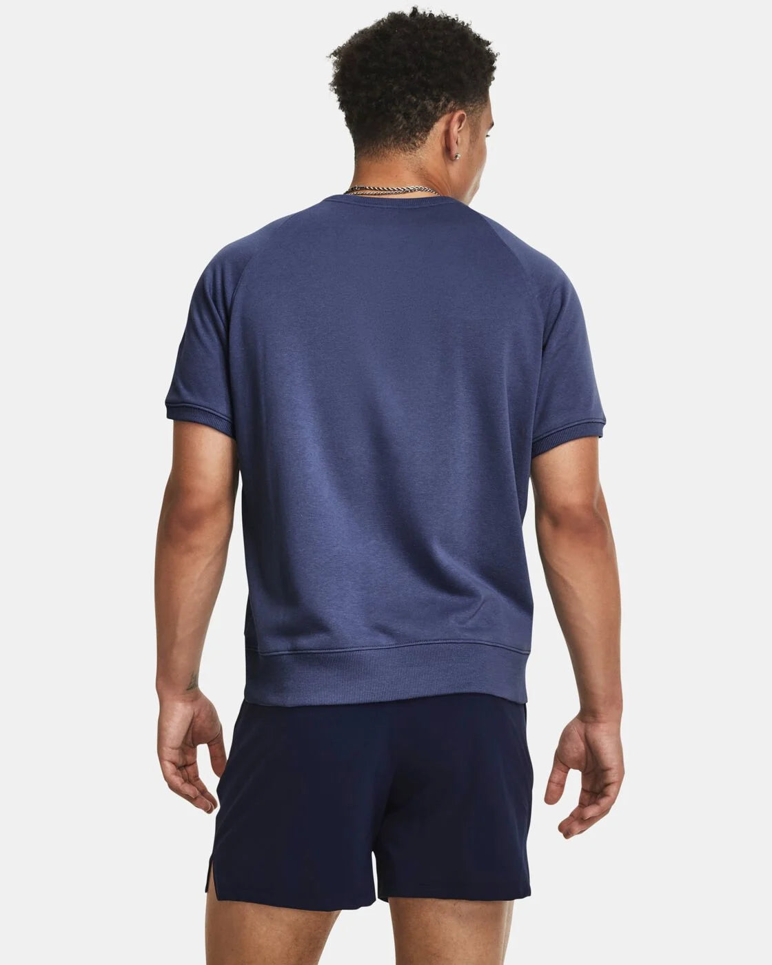 Mens Project Rock Paradise Terry Gym Short Sleeve T-Shirt