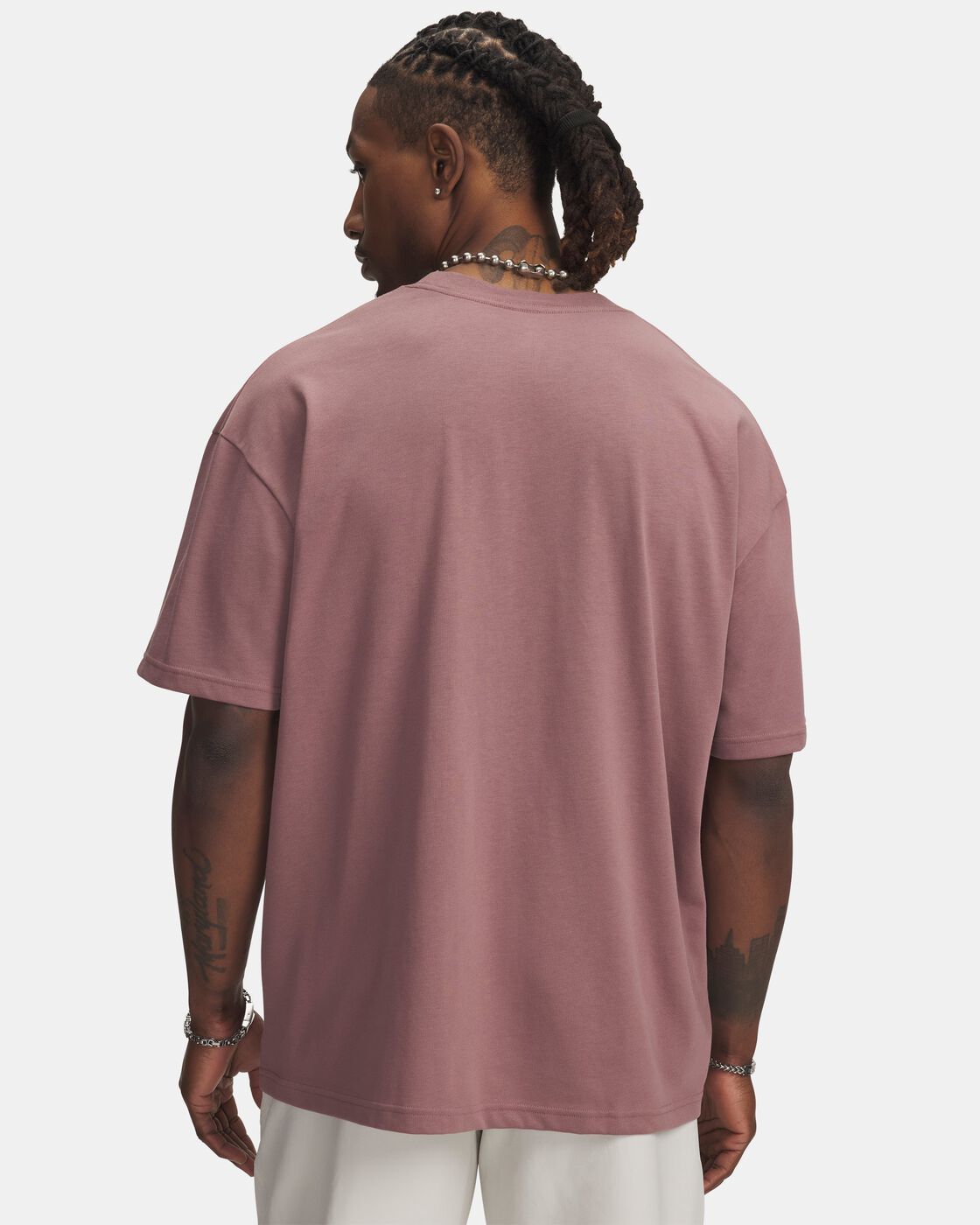 Mens Heavyweight Oversized Branded Short Sleeve T-Shirt