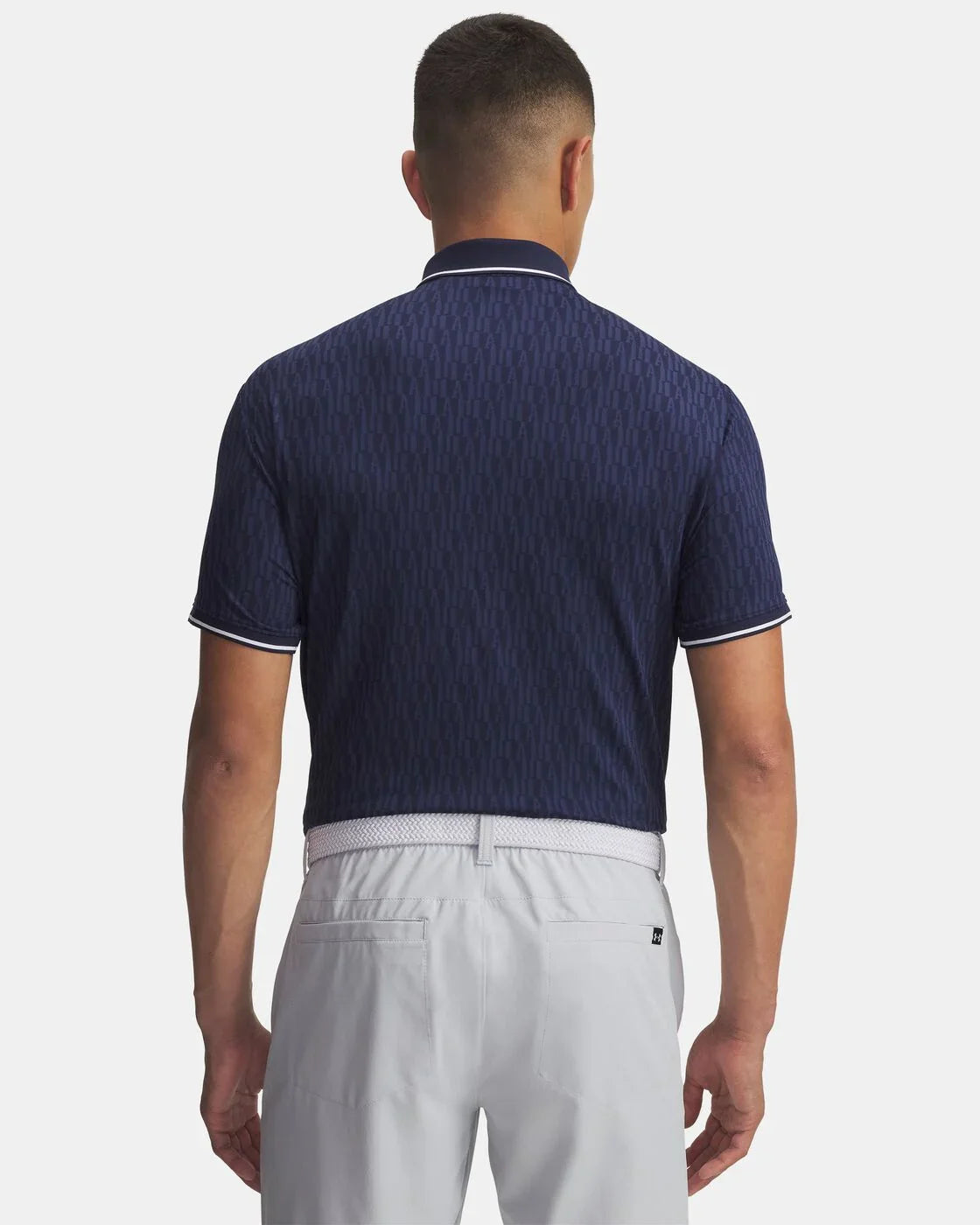 Mens Playoff Sport Jacquard Golf Polo