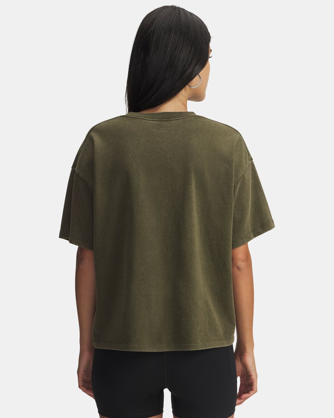 Womens HWT Boxy Wash Short Sleeve Tee