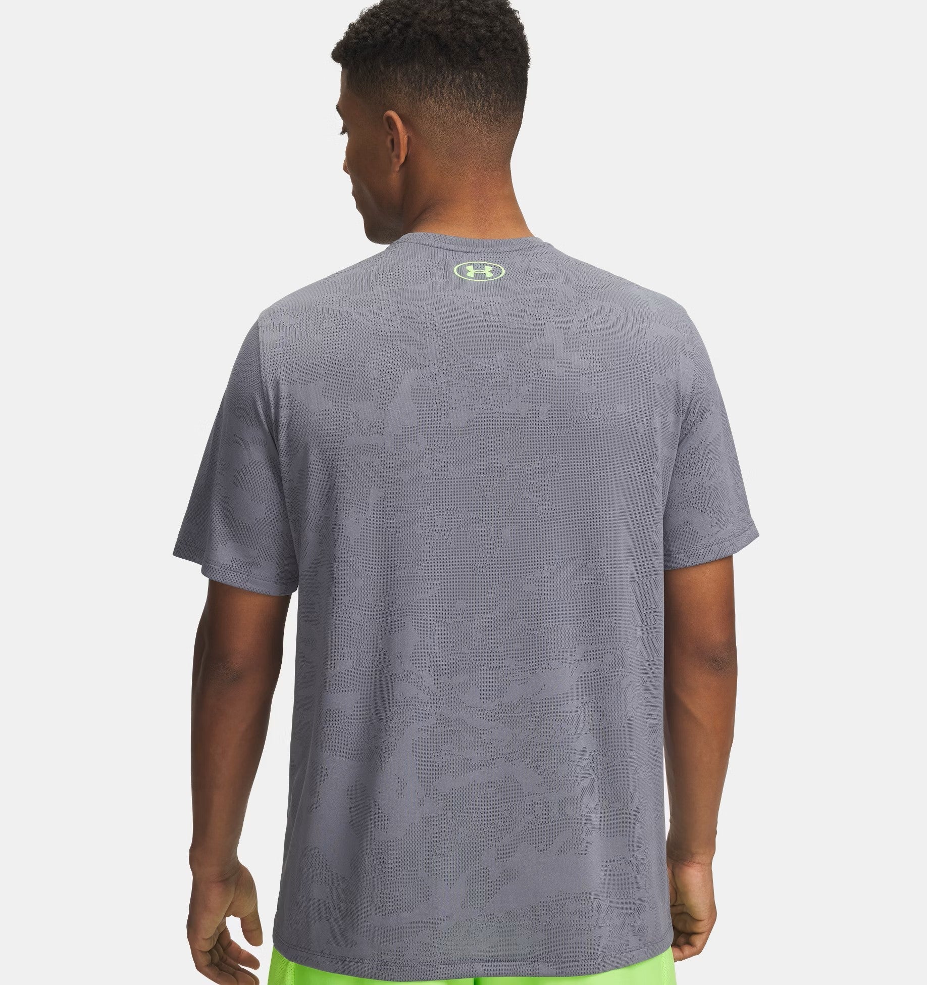 Mens Tech Vent Jacquard Short Sleeve T-Shirt