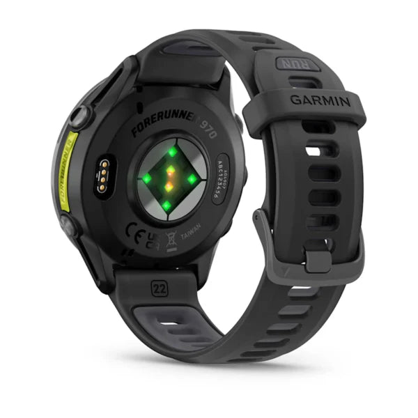 Forerunner 970 Carbon Gray Titanium Case Black Band